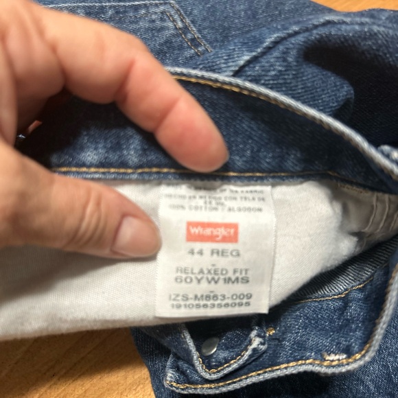 Wrangler Classic Blue Jean Shorts size 44 regular relaxed fit - Picture 6 of 7